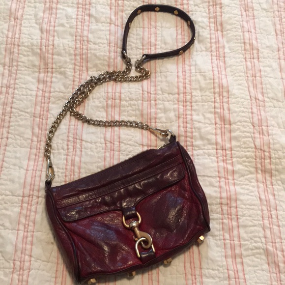 Red leather purse - Picture 1 of 9